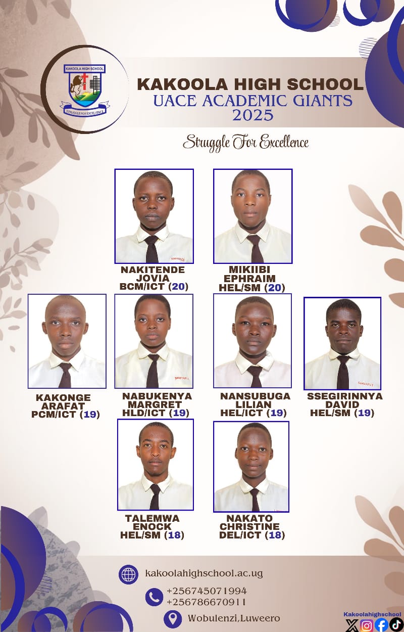 THE UACE RESULTS 2025